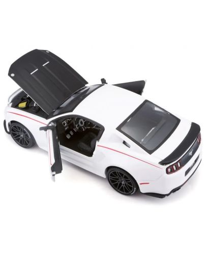Метална кола Maisto Special Edition - Ford Mustang Street Racer 2014, бяла, 1:24 - 2