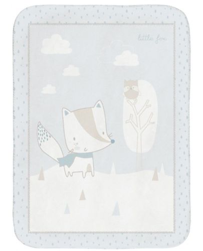 Меко бебешко одеялце Kikkaboo - Little Fox, 110 х 140 cm - 1