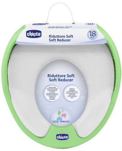 Мек кръг за тоалетна чиния Chicco, зелен - 1
