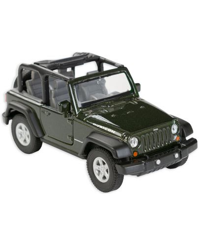 Метална количка Toi Toys Welly - Jeep Wrangler Кабрио, черен - 1