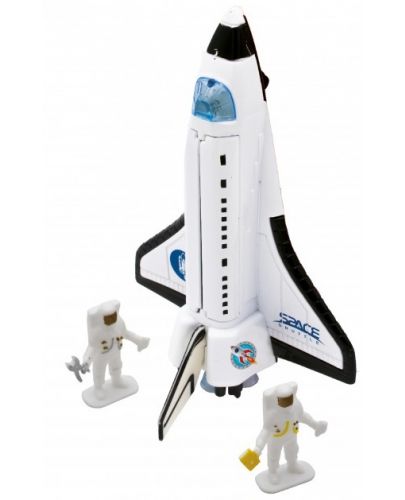 Метална играчка Buki Space Junior - Космическа совалка, 15 cm - 2