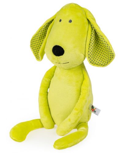Мека играчка за гушкане Bali Bazoo - Dog, 58 cm, зелена - 2