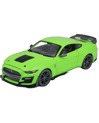 Метална кола Maisto Special Edition - Ford Mustang Shelby GT500 2020, зелена, 1:24 - 1