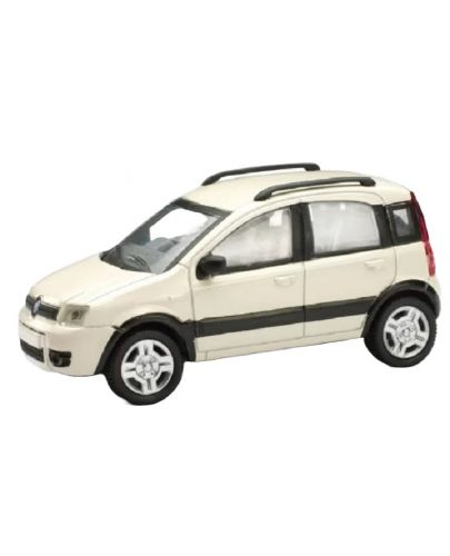Метална количка Newray - Fiat Panda 4х4, бяла, 1:43 - 1