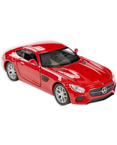 Метална количка Toi Toys Welly - Mercedes AMG, червена - 1