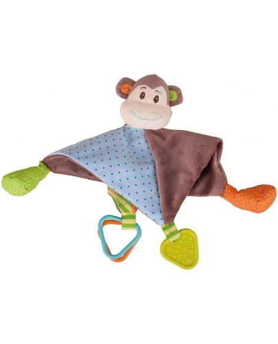 Мека играчка за гушкане Bigjigs - Маймунка - 1