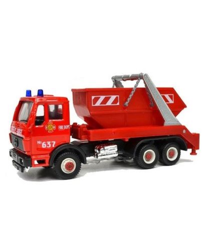 Метално камионче Welly Urban Spirit - Пожарна за отпадъци, 1:34 - 1