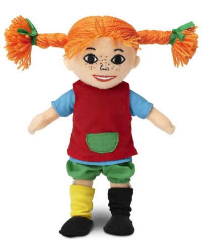Мека кукла Micki Pippi - Пипи Дългото Чорапче, 20 cm - 1