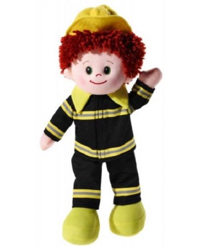 Mека кукла Heunec Poupetta - Пожарникар, 30 cm - 1