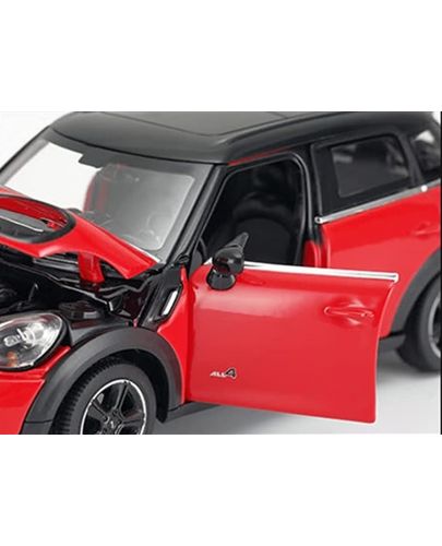 Метална кола Welly - New Mini Hatch, 1:24 - 4