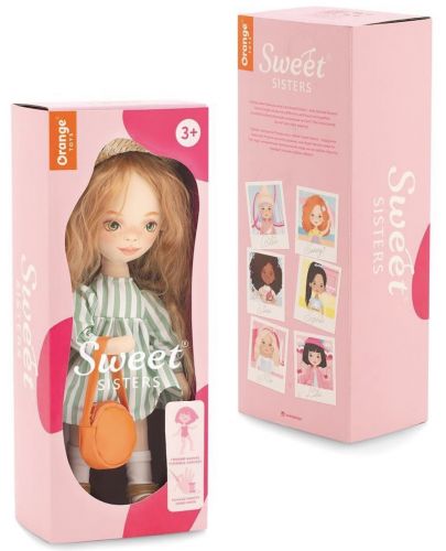 Мека кукла Orange Toys Sweet Sisters - Съни в карирана рокля, 32 cm - 8