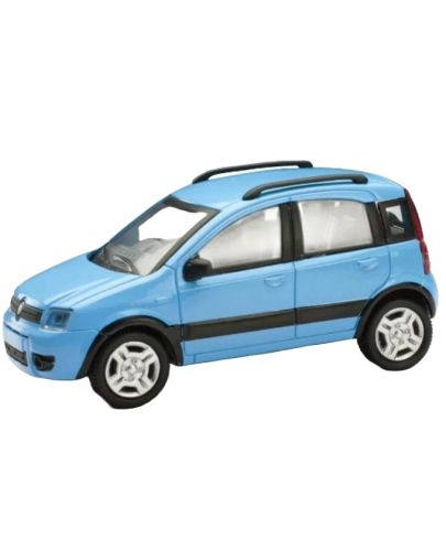 Метална количка Newray - Fiat Panda 4X4, синя, 1:43 - 1