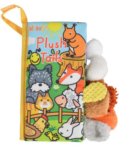 Мека книжка с опашки Jollybaby - Plush Tails - 1