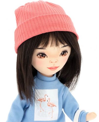Мека кукла Orange Toys Sweet Sisters - Лилу със светлосин пуловер, 32 cm - 4