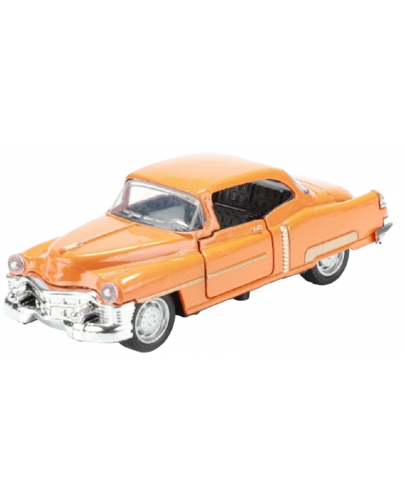 Метален автомобил Toi Toys - Classic, ретро, 1:35, оранжев - 1