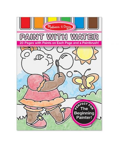 Детска книжка Melissa and Doug - Мога да рисувам с вода - 1