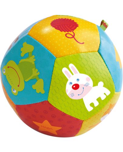 Mека бебешка топка Haba - Животни - 1
