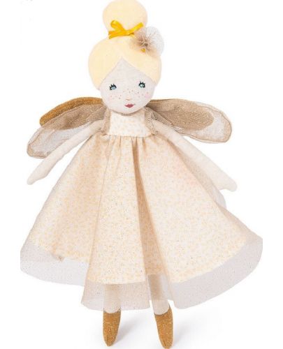 Мека играчка Moulin Roty - Кукла Little Golden Fairy - 1