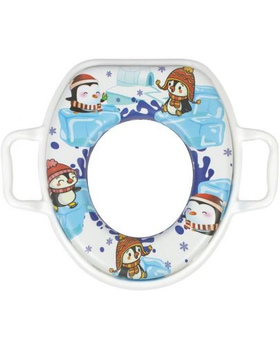 Мек адаптор за тоалетна чиния Sevi Baby - Пингвинчета - 1