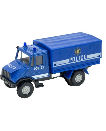 Метална играчка Welly Urban Spirit - Полицейски камион, 1:34 - 1