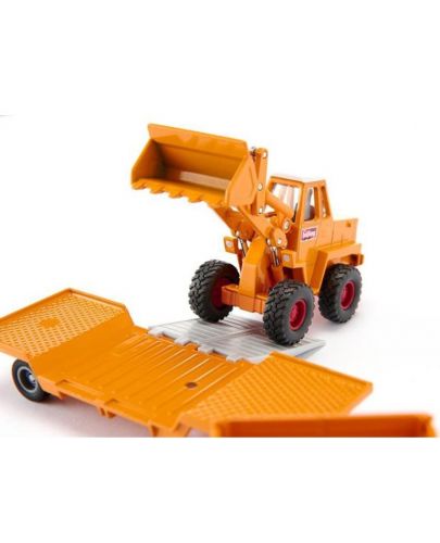 Метална играчка Siku - Камион с ремарке и фадрома Mercedes-Benz 710 - 2