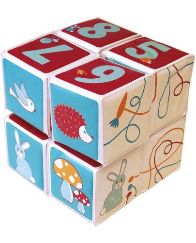 Мека играчка Ludi - Магически куб, Зайо - 1