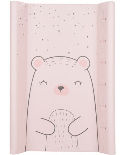 Мека подложка за повиване KikkaBoo - Bear with me, Pink, 80 x 50 cm - 1