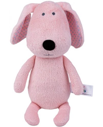 Мека играчка за гушкане Bali Bazoo - Dog, 28 cm, розова - 1