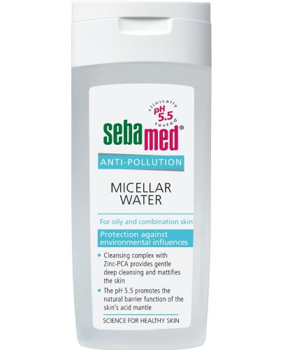 Sebamed Мицеларна вода Аnti-pollution, за мазна кожа, 200 ml - 1