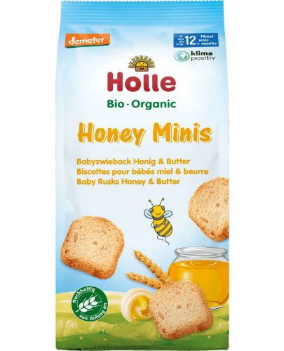 Мини сухари с мед и масло Holle - 100 g - 1
