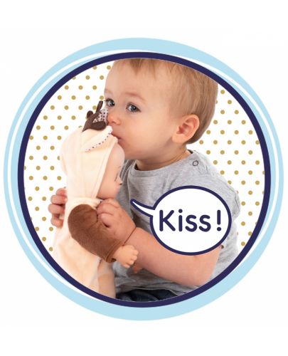 Кукла раздаваща целувки Smoby MiniKiss Animal - Еленче, 30 cm - 3