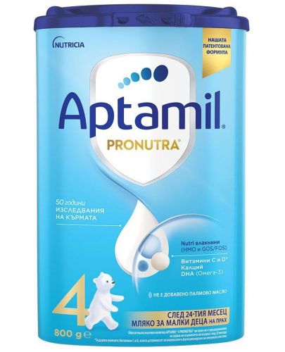 Мляко за малки деца Aptamil - Pronutra 4, 800 g - 1