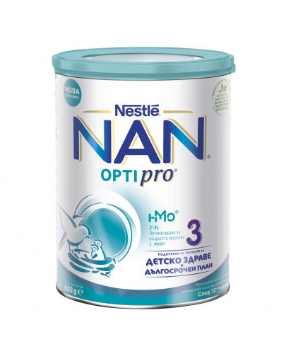 Млечна напитка на прах Nestle Nan - Optipro 3, 800 g - 1