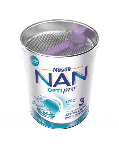 Млечна напитка на прах Nestle Nan - Optipro 3, 800 g - 5