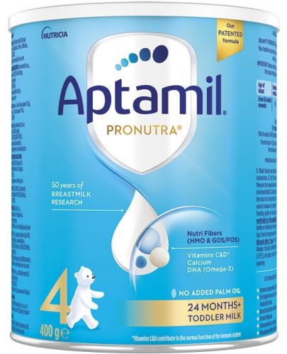 Мляко за малки деца Aptamil - Pronutra 4, 400 g - 1