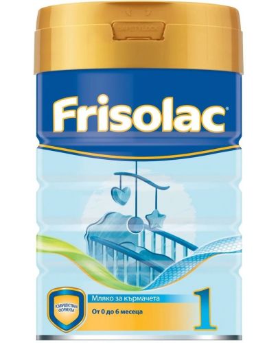Мляко за кърмачета Frisolac 1, 400 g - 1