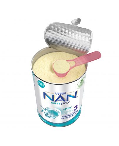 Млечна напитка на прах Nestle Nan - Optipro 3, 400 g - 6