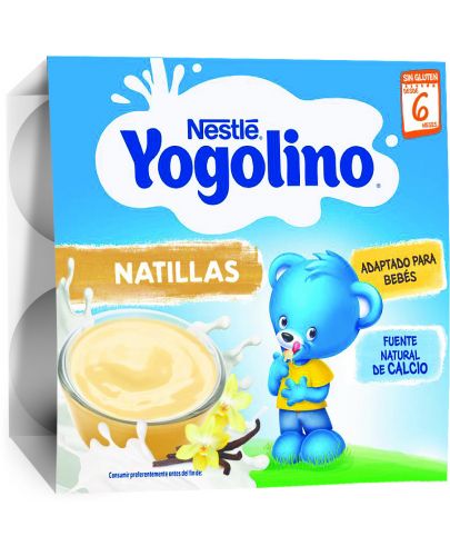 Млечен десерт Nestle Yogolino - Ванилия, 4 броя по 100g - 1