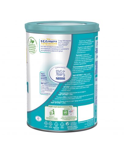 Мляко на прах за кърмачета Nestle Nan - Optipro 1, опаковка 400g - 3