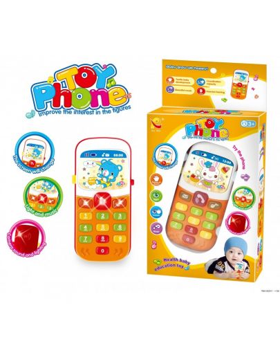 Moni Музикална детска играчка Toy Phone 1060A - 1
