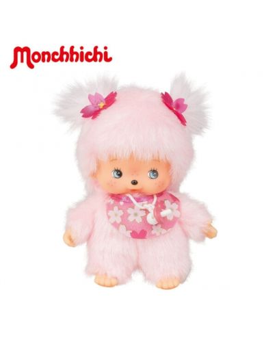 Плюшена играчка Monchhichi - Бебе маймунка, 15cm - 1