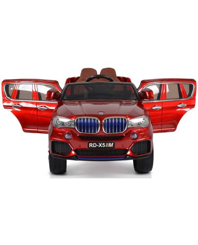 Акумулаторен джип Moni - BMW M5X - RD500, червен - 5