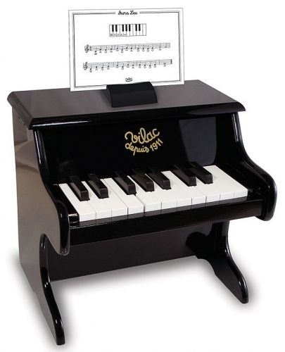 Детски музикален инструмент Vilac - Пиано, черно - 1