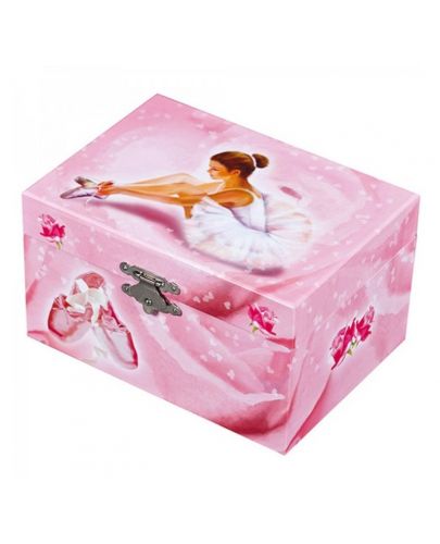 Музикална кутия Trousselier - Балерина - розова - Фигура Балерина - 1