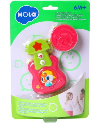  Музикална играчка Hola Toys - Китара с щипка за закачане - 2