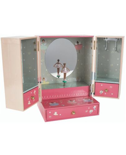 Музикална кутия за бижута Floss & Rock - Балерина, луксозна - 1