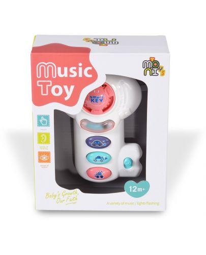 Музикална играчка Moni - Ключ, K999-58B - 2