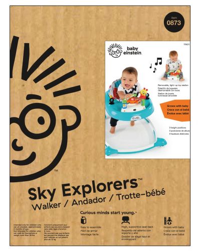 Музикална проходилка Baby Einstein - Sky Explorers  - 8