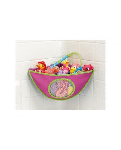 Munchkin Кошничка за съхранение на играчки в баня розова 11033 - 1