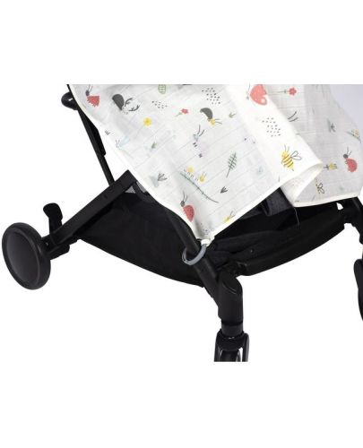 Муселиново покритие за детска количка Sevi Baby- Весели буболечки - 3